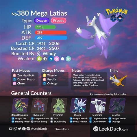 mega latias raids|Pokémon GO: Mega Latios and Mega Latias Raid .